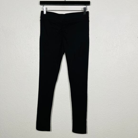 Running Girl Leggings Athletic Pant Casual Ankle Crop Black - L - Picture 3 of 4